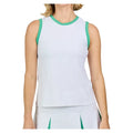 Women's Full Tank White and Alpine