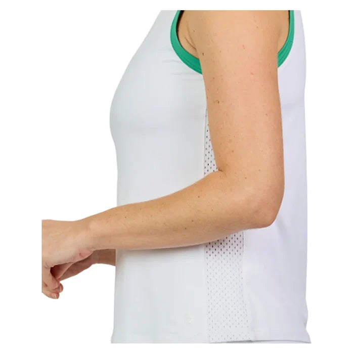 Women's Full Tank White and Alpine
