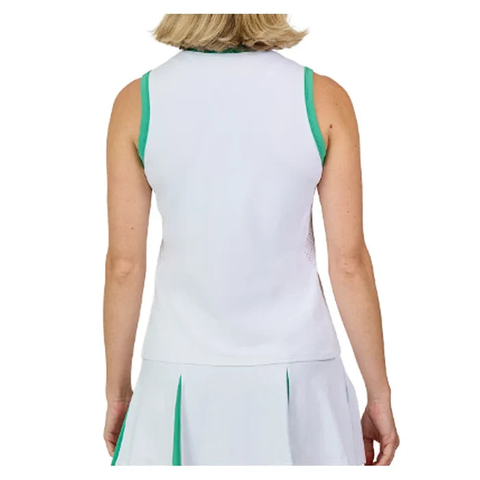 Women's Full Tank White and Alpine