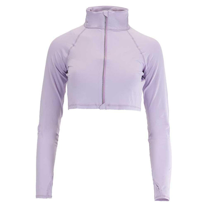 Women's Full Zip Crop Top