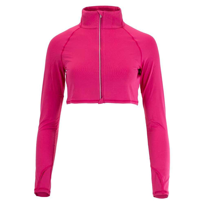 Women's Full Zip Crop Top