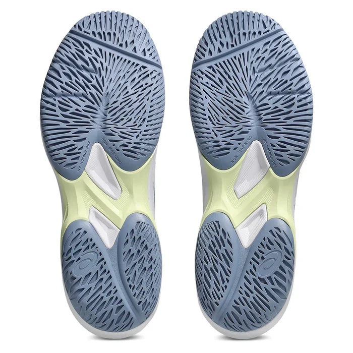 Women's Game FF Pickleball Shoes White and Calm Indigo