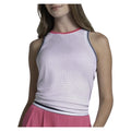 Women's Game Point Tank White, Lucky In Love, White, Pickleball Express, CX198-09H110-WHITE-1