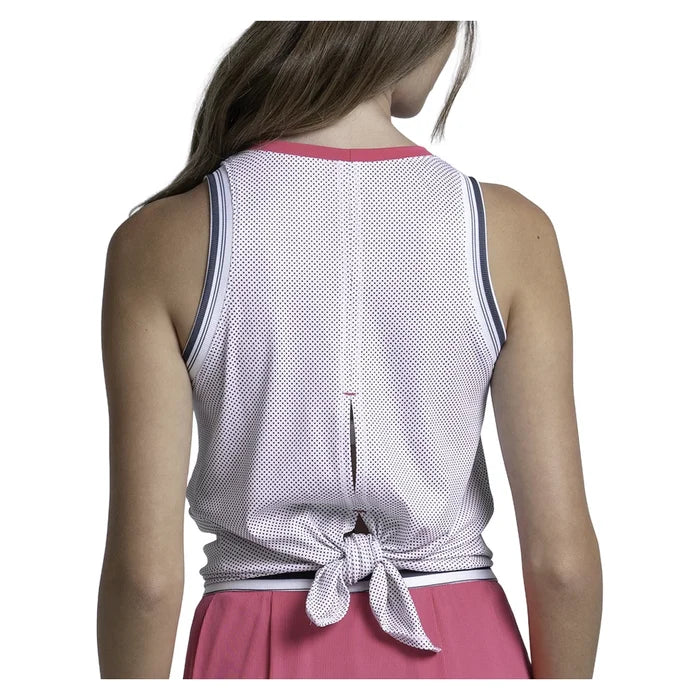 Women's Game Point Tank White, Lucky In Love, Pickleball Express, CX198-09H110-1