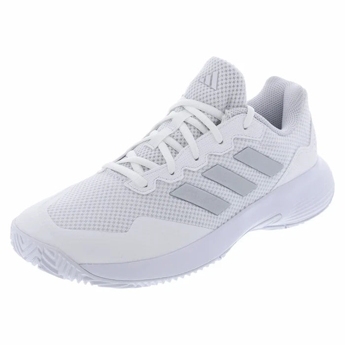 Women's GameCourt 2 Court Shoes Footwear White and Metallic Silver