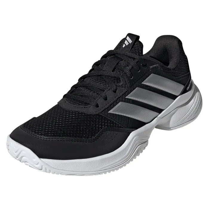 Women's GameCourt 3 Shoes Black and Silver Metallic