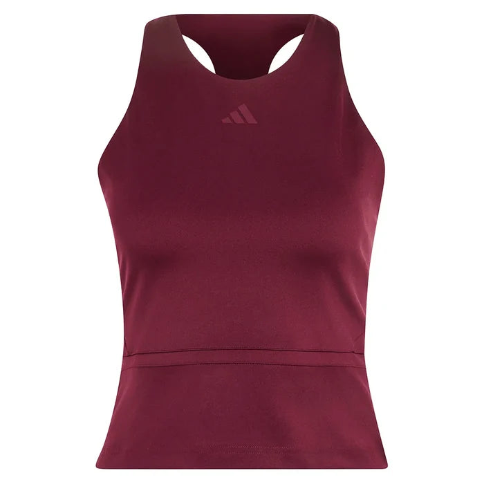 Women's GameSet Midi Y Tank Maroon