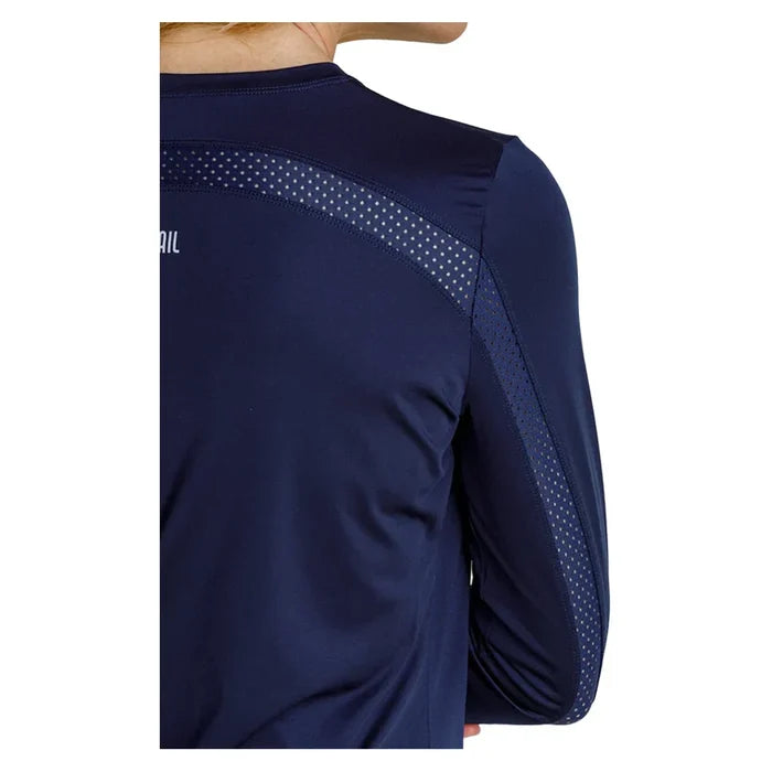 Women`s Gastonia Long Sleeve Tennis Top Navy Blue