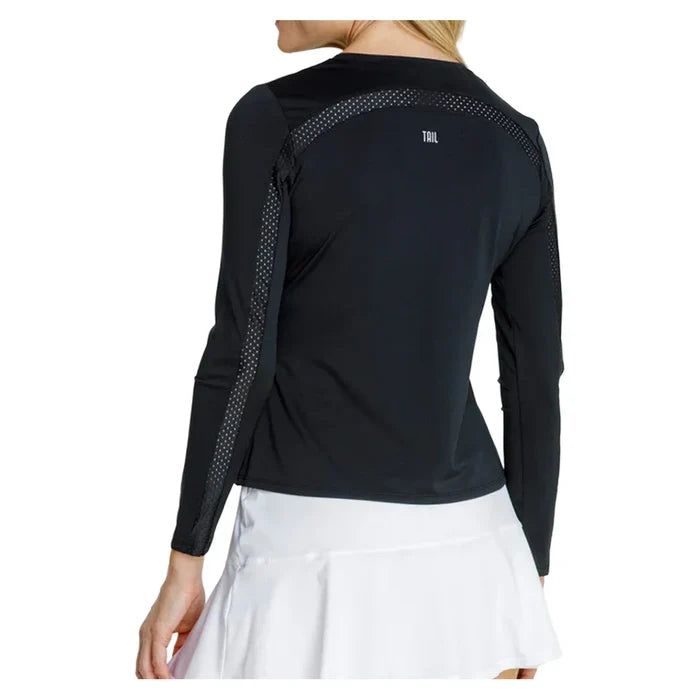 Women`s Gastonia Long Sleeve Tennis Top Onyx