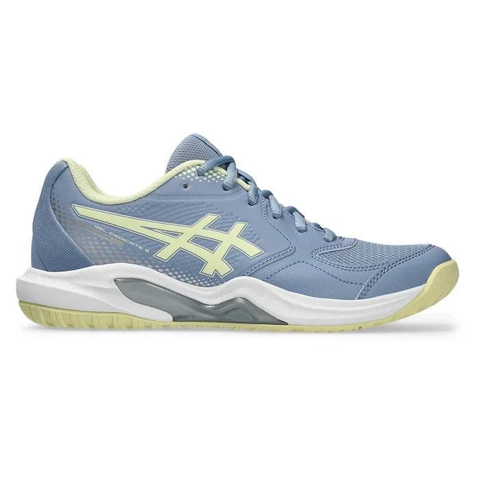 Women's GEL-Dedicate 9 Pickleball Shoes Calm Indigo and Soft Yellow