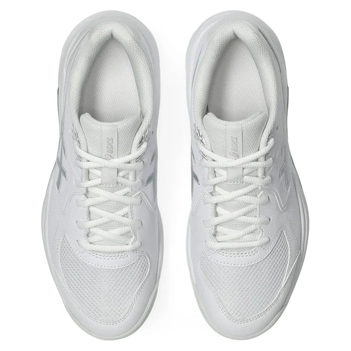 Women's GEL-Dedicate 9 Wide Shoes White and Pure Silver