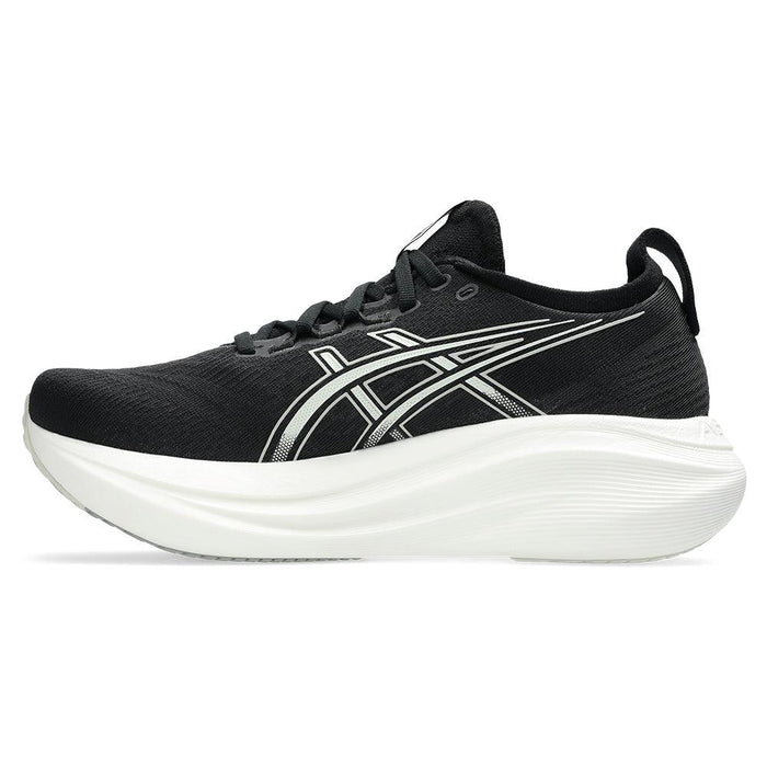 Women's GEL-Nimbus 27 Running Shoes Black and Lake Grey