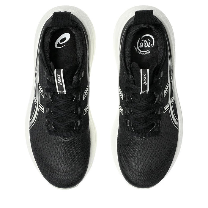 Women's GEL-Nimbus 27 Running Shoes Black and Lake Grey