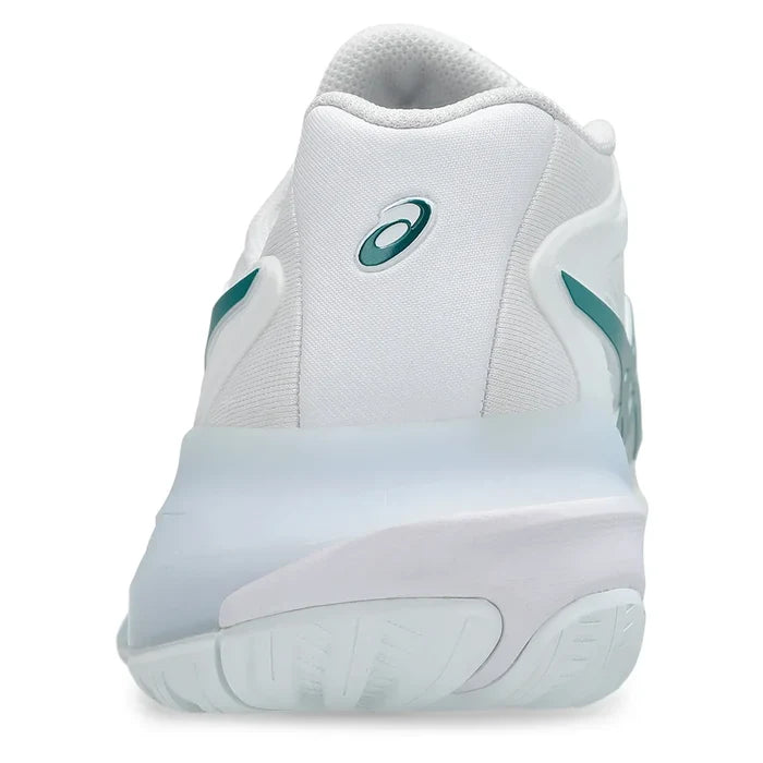 Women's GEL-Resolution X Court Shoes White and Pitch Green