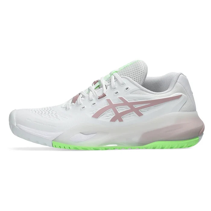 Women's GEL-Resolution X D Width Shoes White and Morganite