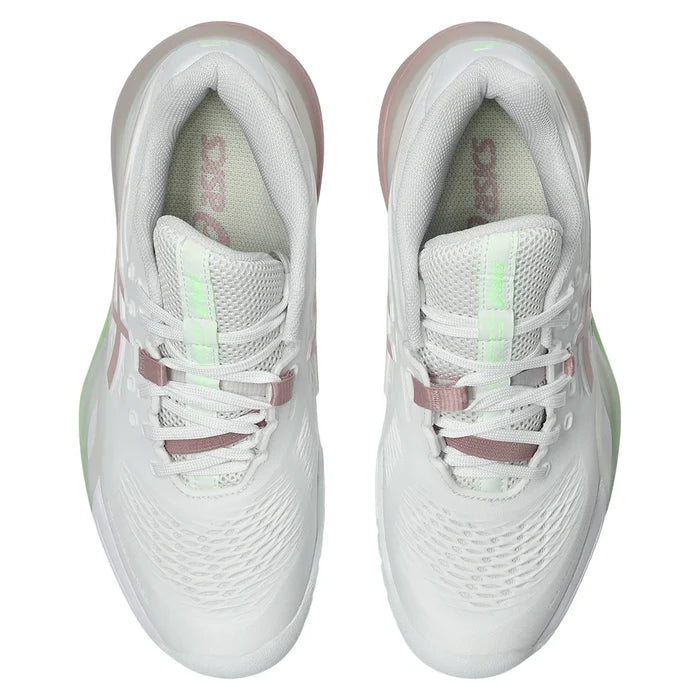 Women's GEL-Resolution X D Width Shoes White and Morganite