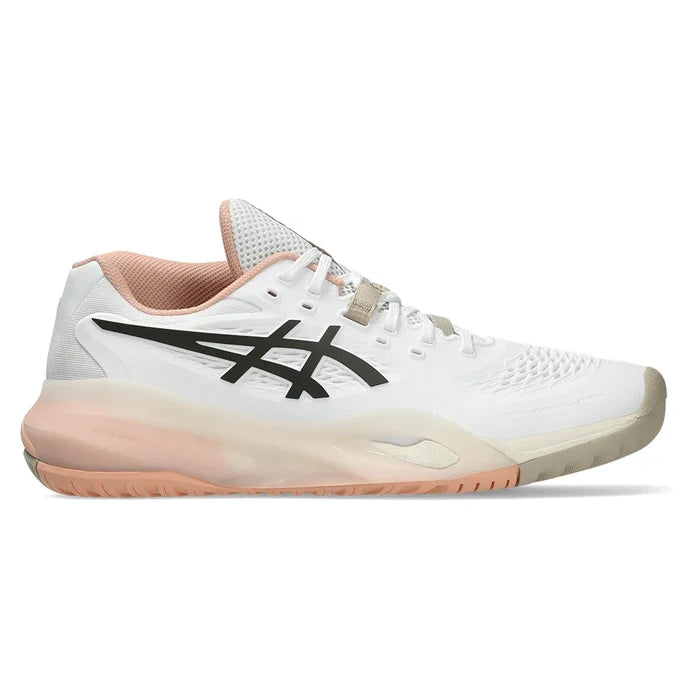 Women's GEL-Resolution X Shoes White and Black Coffee