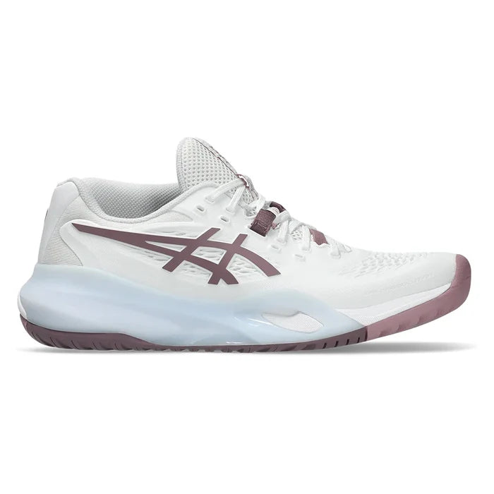 Women's GEL-Resolution X Shoes White and Dusty Mauve