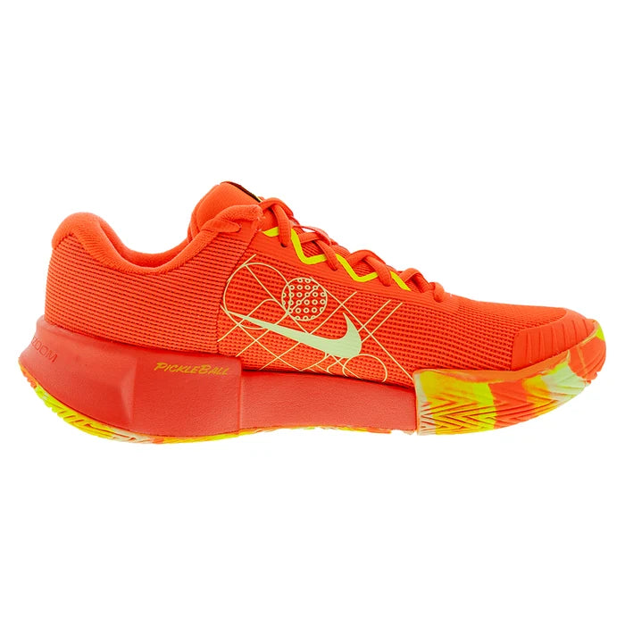 Women's GP Pickleball Pro Court Shoes Hyper Orange and Volt