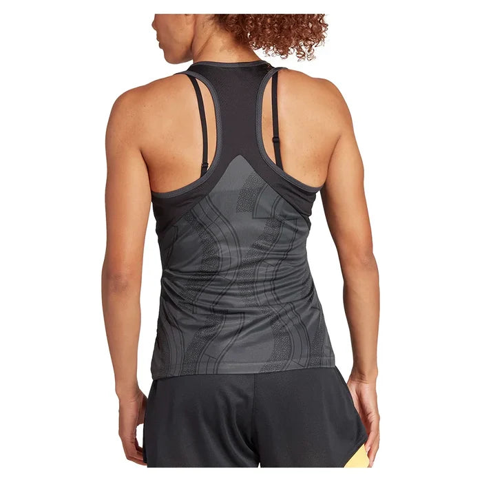Women's Graphic Tank Carbon and Black