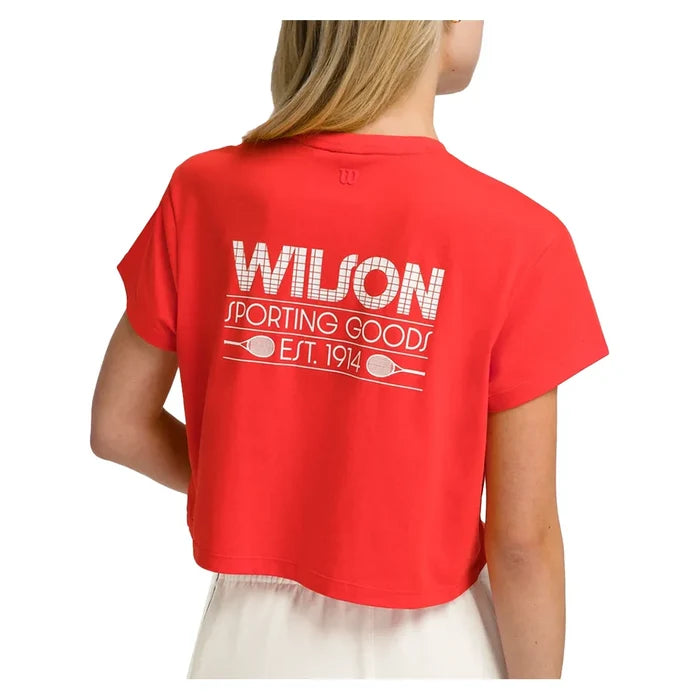 Women's Harper Crop Tennis Tee Infrared