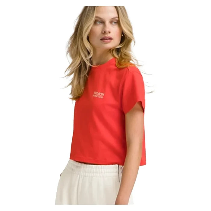 Women's Harper Crop Tennis Tee Infrared