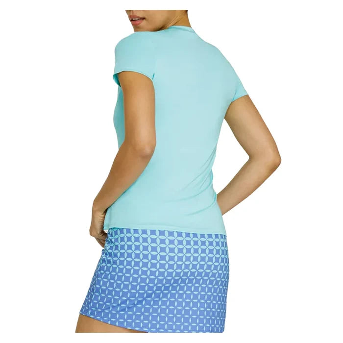 Women's Hawthorne Short Sleeve Top Aqua Sky