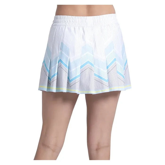 Women's High Waist Lavish Lane Skort White