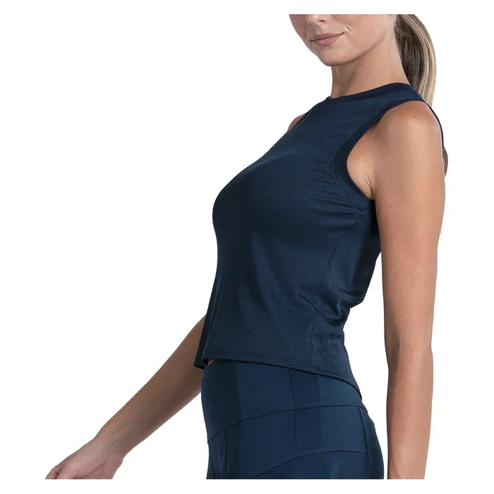 Women's Hip Fit Rib Muscle Tank
