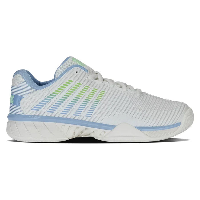 Women's Hypercourt Express 2 Court Shoes Lucent White and Dutch Canal