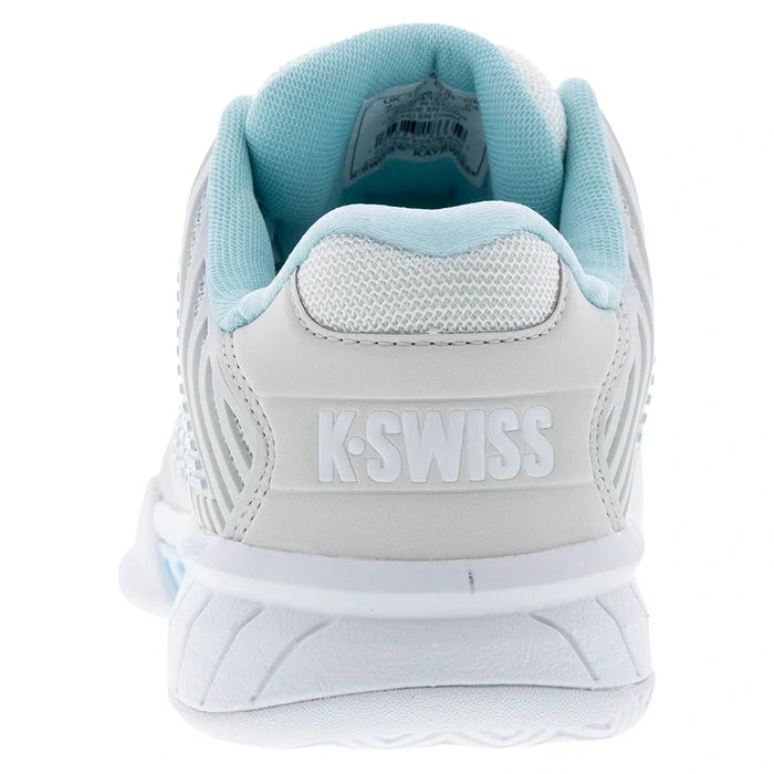 Women's Hypercourt Express 2-Wide Court Shoes White and Blue Glow