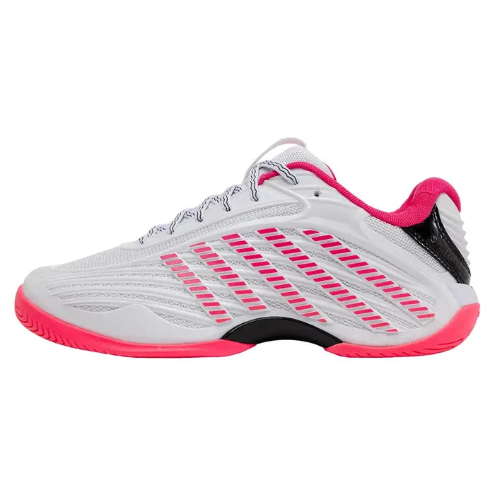 Women's Hypercourt Express 3 Shoes White and Shocking Pink