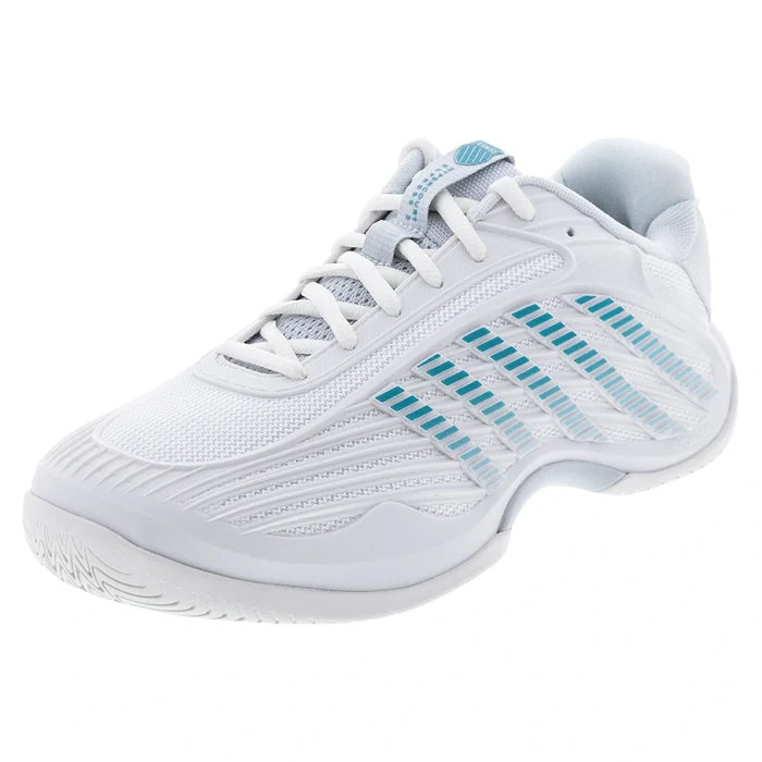 Women's Hypercourt Express 3 Wide Shoes Blanc de Blanc and Glacier Gray