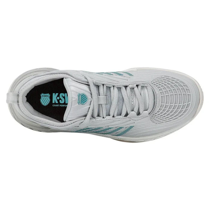Women's Hypercourt Supreme 2 Tennis Shoes Glacier Gray and Blanc de Blanc,Footwear,K-Swiss,,,Tennis Express,99071-091-3