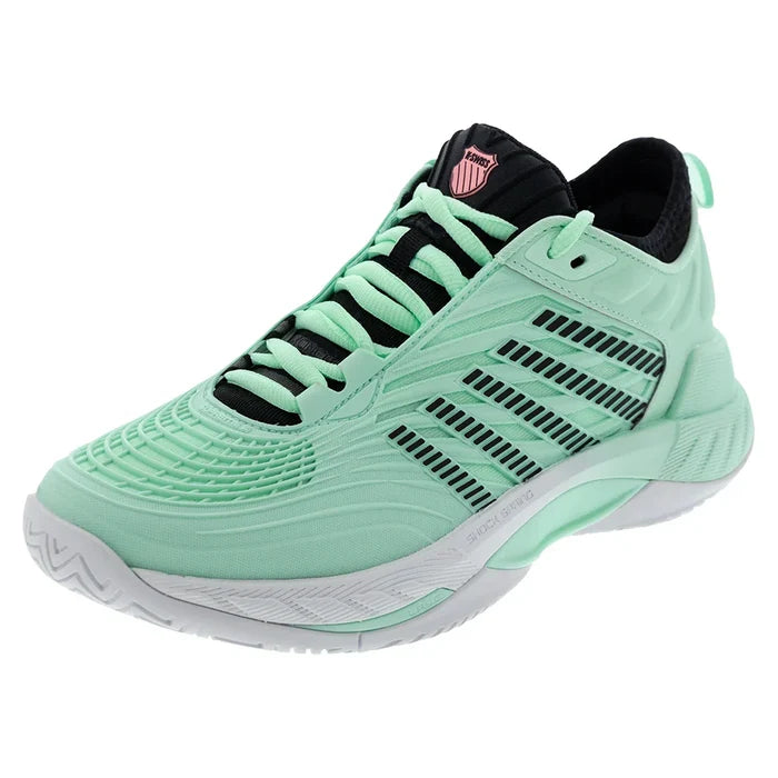 Women's Hypercourt Supreme 2 Shoes Neon Mint and Black