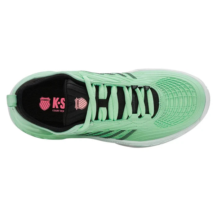 Women's Hypercourt Supreme 2 Shoes Neon Mint and Black