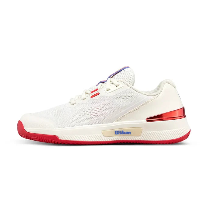 Women's Intrigue Pro USO Court Shoes Tofu and Amparo Blue
