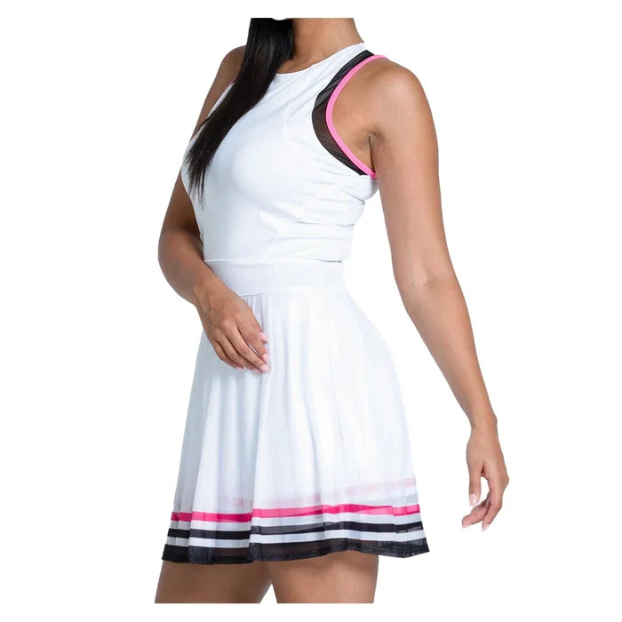Women's Kinetic Energy Dress White and Black