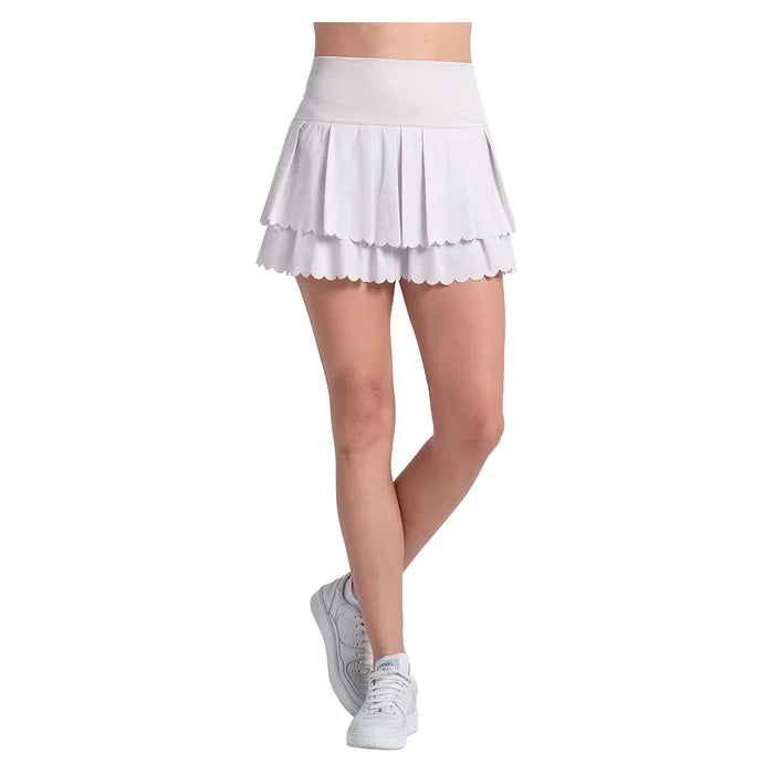Women's Laser Wave Pleat Skort