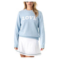 Women's Love Instarsia Crewneck Sweater