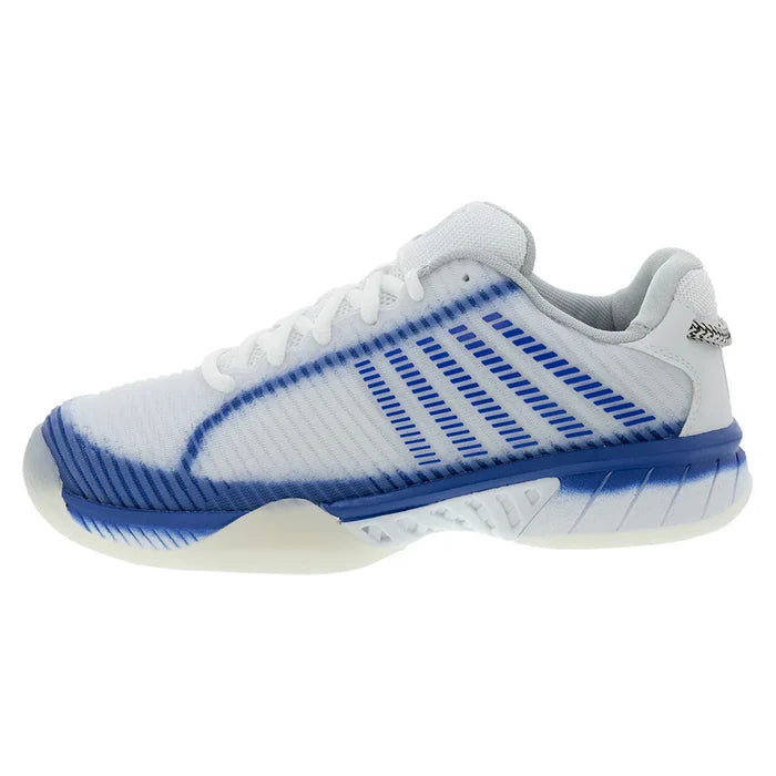 Women's Lucky in Love Hypercourt Express 2 Shoes White and Electric Blue