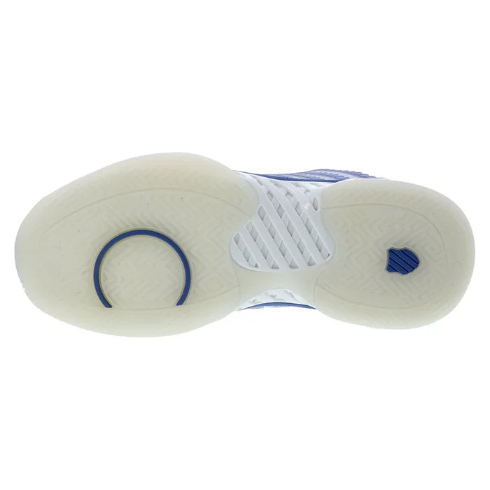 Women's Lucky in Love Hypercourt Express 2 Shoes White and Electric Blue