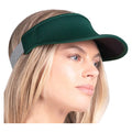Women's Lucky Tech Stretch Visor Team Green, Lucky In Love, Team Green, Pickleball Express, CH014-300-TEAM-GREEN-1