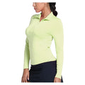 Women's LUV Free Play Zip Long Sleeve Top Lemon Frost