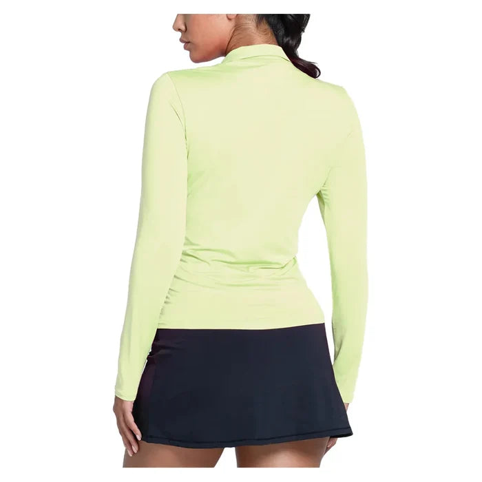 Women's LUV Free Play Zip Long Sleeve Top Lemon Frost