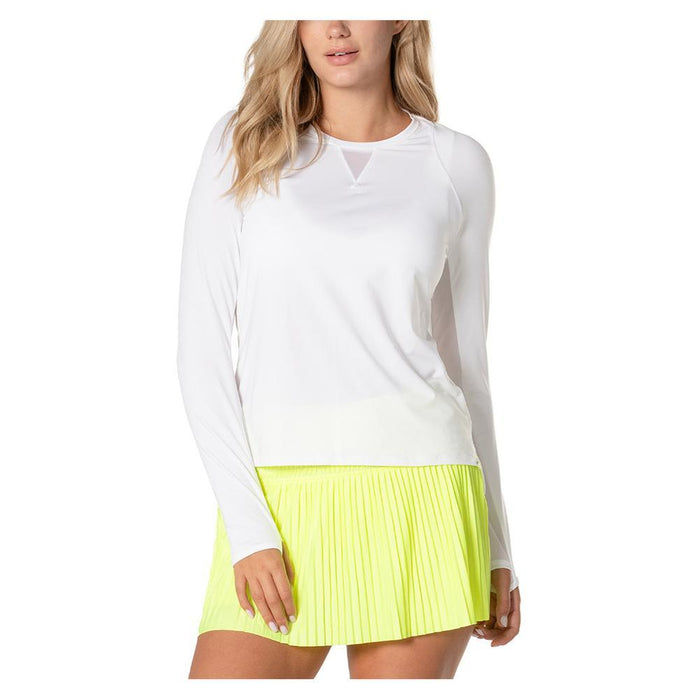 Women's LUV High Low Breezy Long Sleeve Top