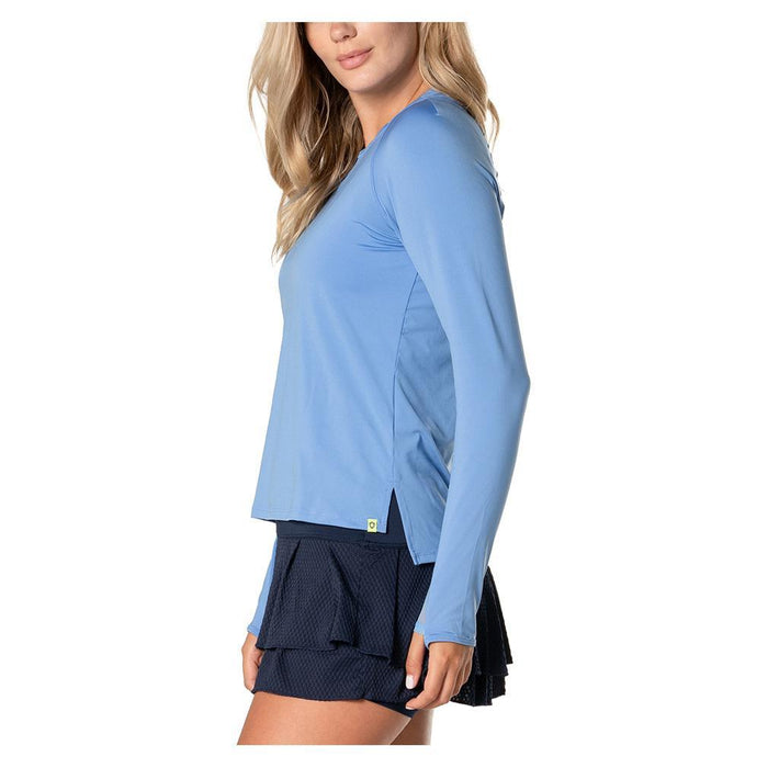 Women's LUV High Low Breezy Long Sleeve Top