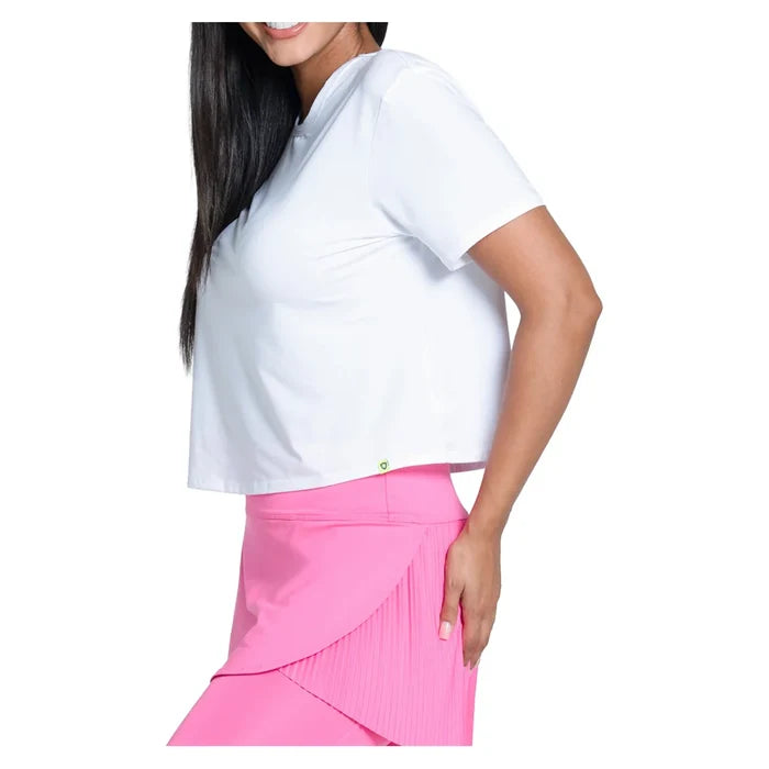 Women's LUV Power Box Court Top Black
