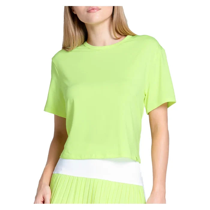 Women's LUV Power Box Tennis Top Lemon Frost