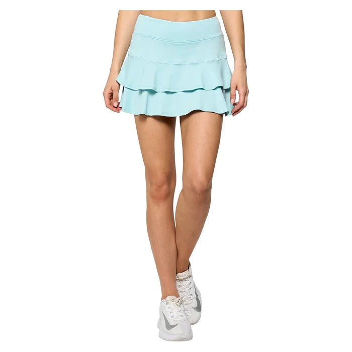 Women`s Match 13 Inch Tennis Skort Pastel Blue